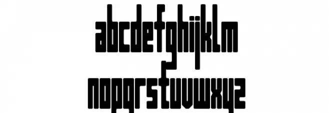 Romeric Font LOWERCASE