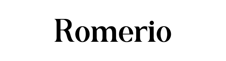 Romerio Font - FFonts.net