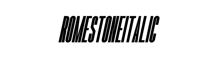 Romestone Italic  Fuentes Gratis Descargar