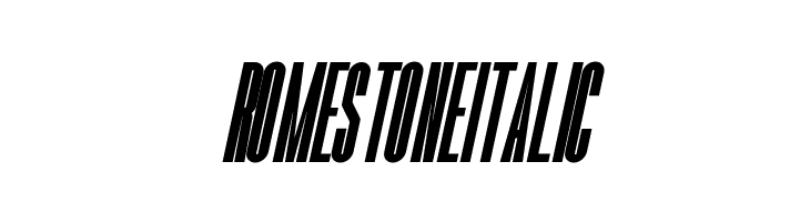 Romestone Italic  Frei Schriftart Herunterladen