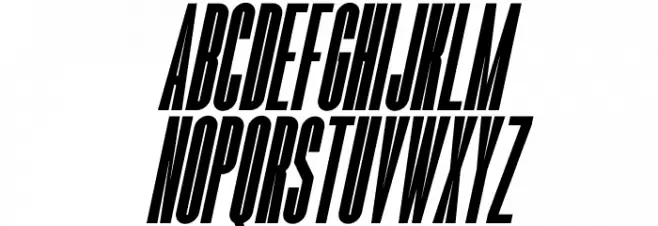 Romestone Italic Caratteri MINUSCOLO