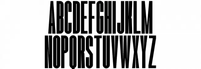 Romestone Font Litere mari