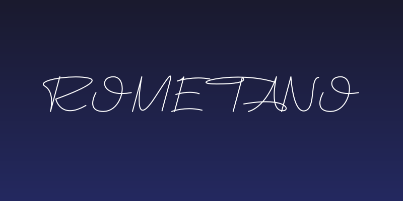 Rometano Social Header