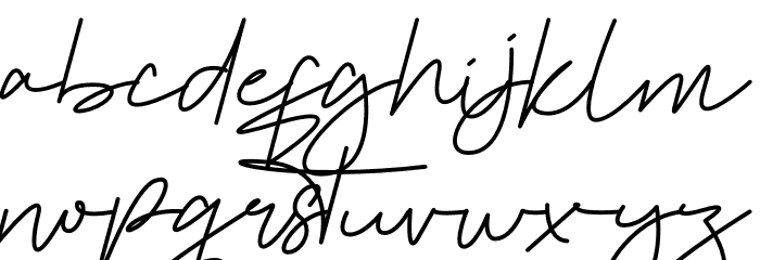 Rometano Font LOWERCASE