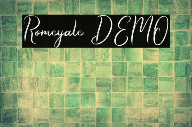 Romeyale DEMO Example 3