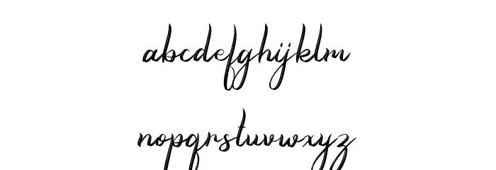 Romeyale DEMO Font LOWERCASE