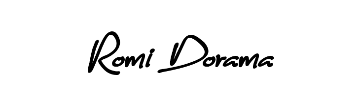 Romi Dorama  नि: शुल्क फ़ॉन्ट्स डाउनलोड