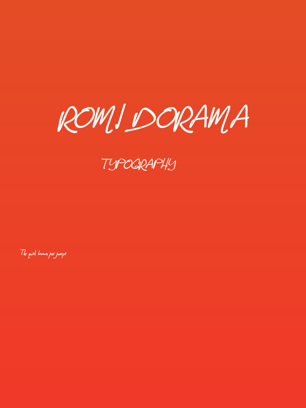 Romi Dorama Poster
