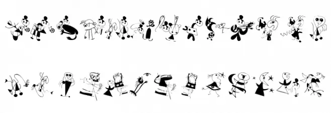 RomiPetito Schriftart Groß