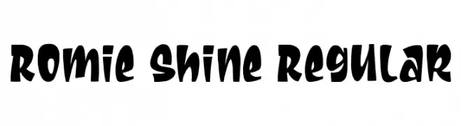 Romie Shine Regular  Frei Schriftart Herunterladen