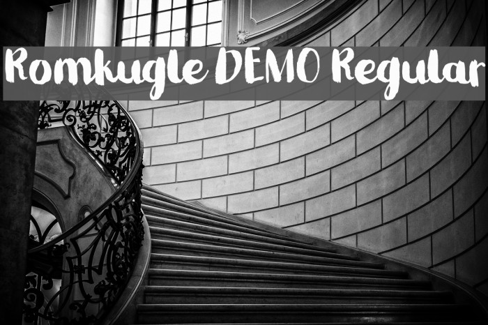 Romkugle DEMO Regular Font examples
