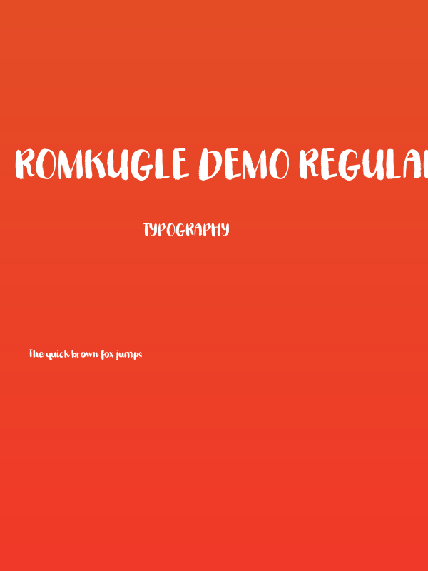 Romkugle DEMO Regular Poster