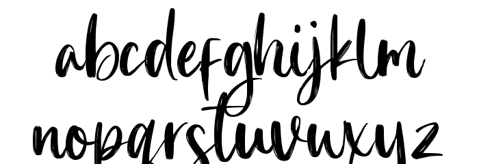 Romland Font LOWERCASE