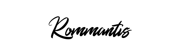 Rommantis  font caratteri gratis