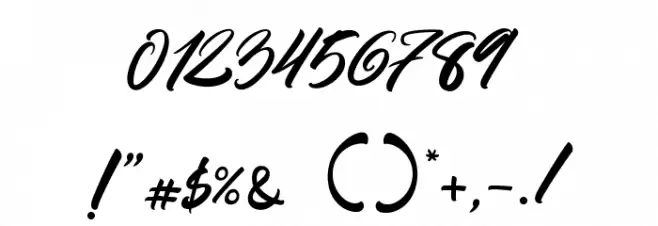 Rommantis Font OTHER CHARS