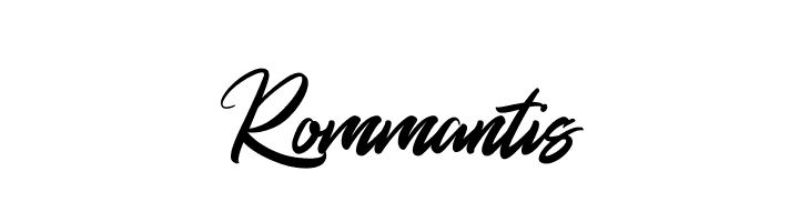Rommantis  baixar fontes gratis