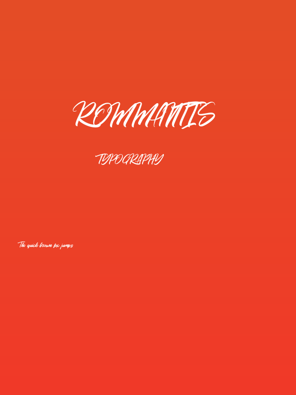 Rommantis Poster