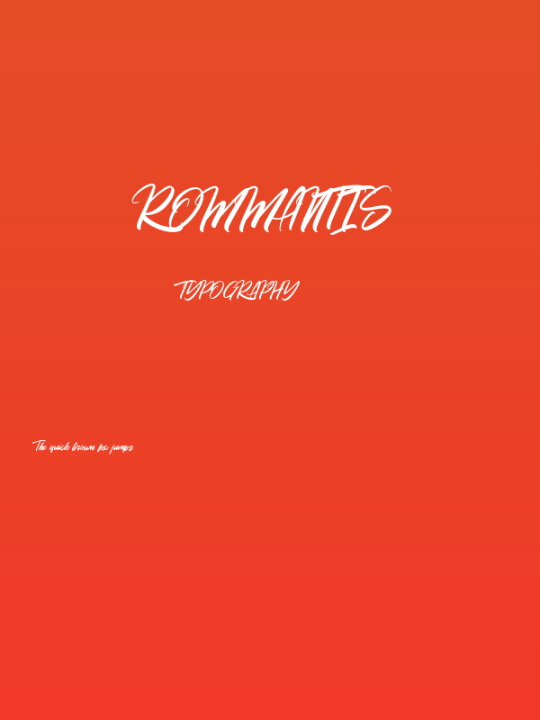 Rommantis Poster