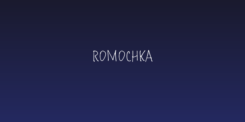 Romochka Social Header
