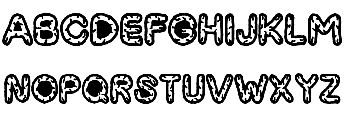 Rompehuesos Font LOWERCASE
