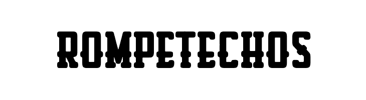 Rompetechos  Frei Schriftart Herunterladen