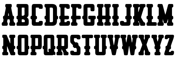 Rompetechos Font LOWERCASE