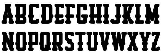Rompetechos 字体 小写