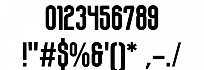 Rompies Regular Font OTHER CHARS