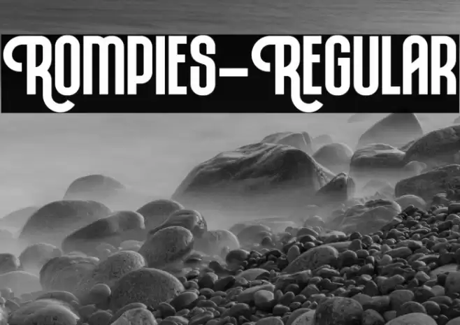 Rompies-Regular Font examples