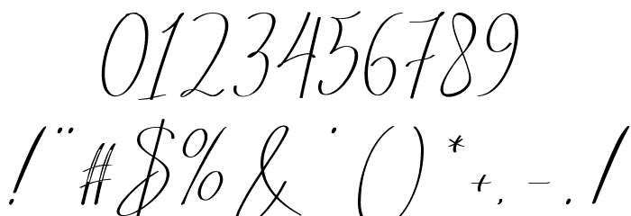 Romtthing Free Font OTHER CHARS