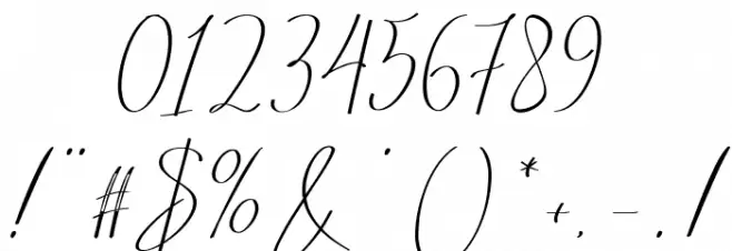 Romtthing Free Font OTHER CHARS