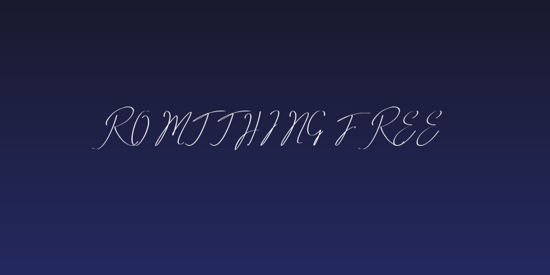 Romtthing Free Social Header