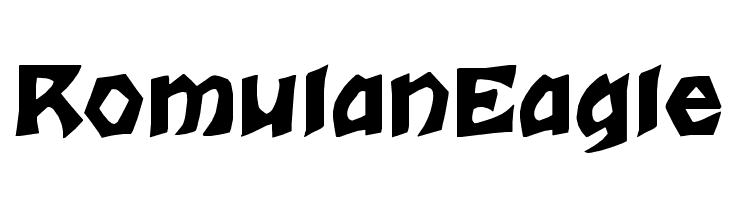 RomulanEagle  Скачать бесплатные шрифты