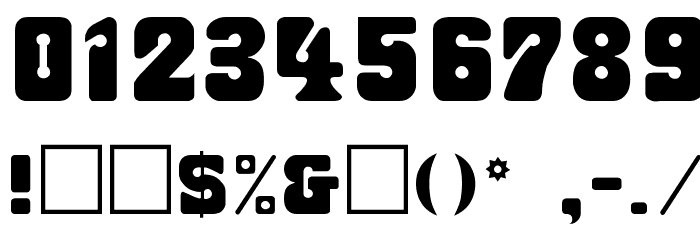 RomulanFake Font OTHER CHARS