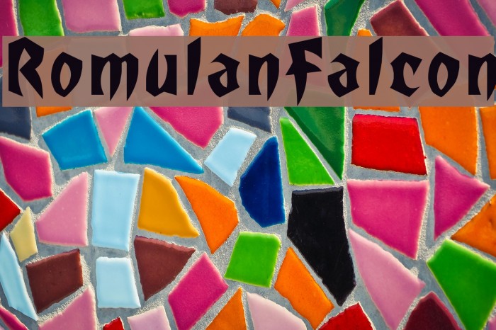 RomulanFalcon Font examples