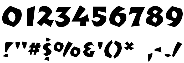 RomulanHawk Font OTHER CHARS