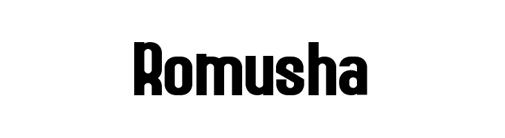 Romusha  免费字体下载