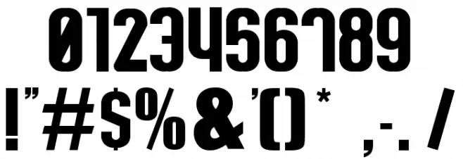 Romusha Font OTHER CHARS