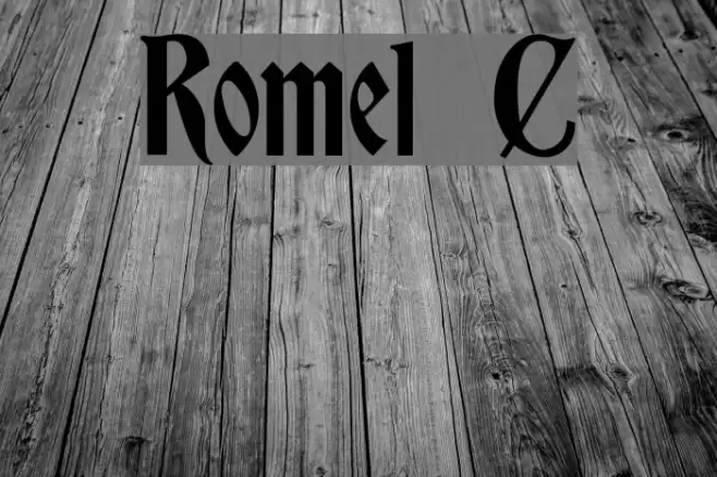 Romvel Cyr Font examples