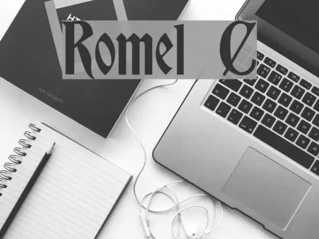 Romvel Cyr Font examples