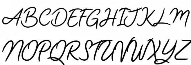 Romy & Jules Schriftart Groß