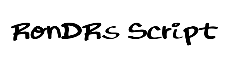 RonDRs Script  لخطوط تنزيل