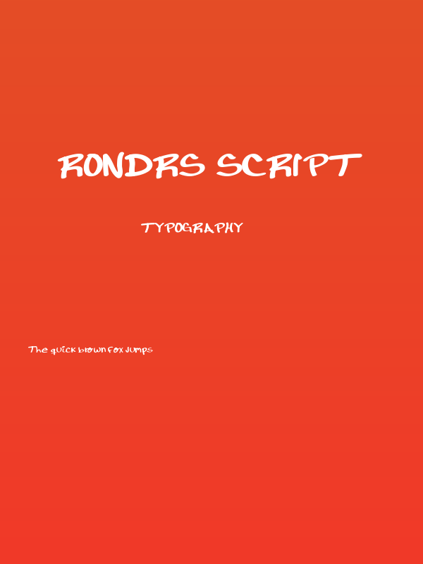 RonDRs Script Poster