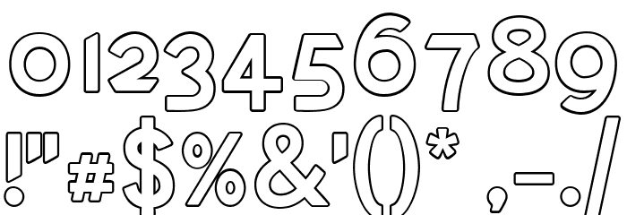 RonaldsonGothicLicht Font OTHER CHARS