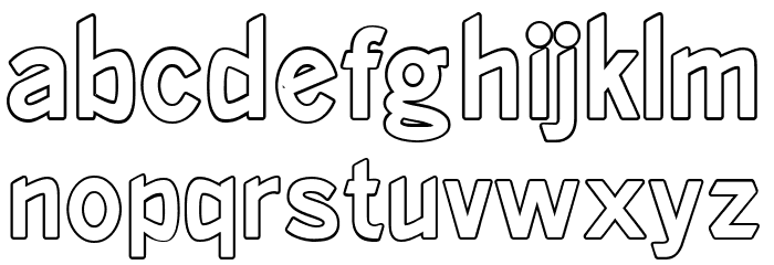 RonaldsonGothicLicht Font LOWERCASE