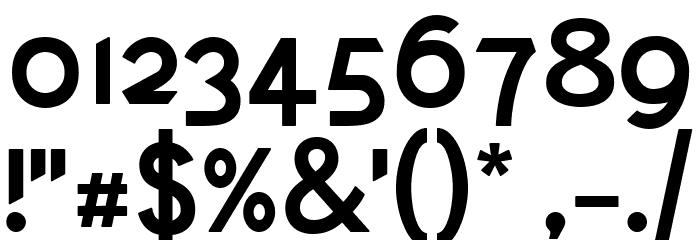 Ronaldson_Gothic Font OTHER CHARS
