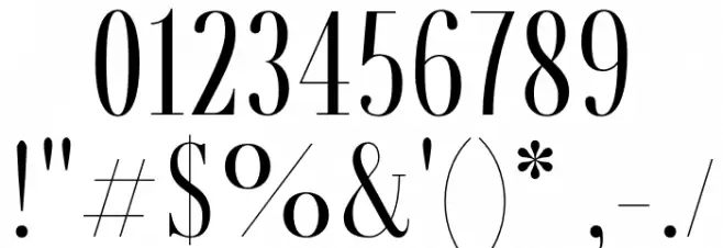 Rondal Regular Font OTHER CHARS