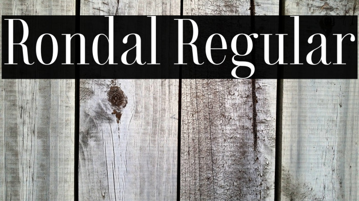 Rondal Regular Example 2