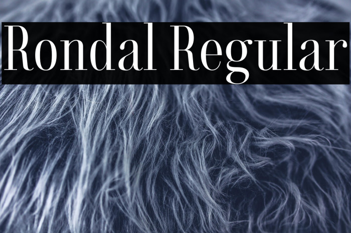 Rondal Regular Example 3