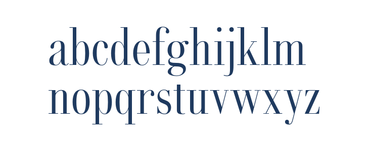 Rondal Regular Lowercase
